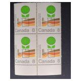 Canada Stamp 1974 Agricultural Education Block