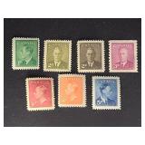 Canada Stamps 1949 King George VI Set