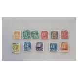 Canada Stamps 1930 -1931 King George V  Set