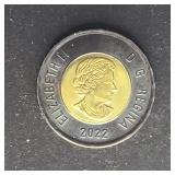 Canada Coin 2022 $2 Reign of QE II Black Toonie
