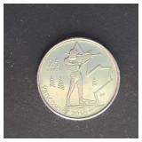 Canada Coin 25ï¿½ Quarter 2007 Biathlon Olympic