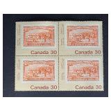Canada Stamps 1982 Champlain's Departure 30c Block