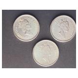 Canada 25 Cents 1952-2002 P Golden Jubilee Lot