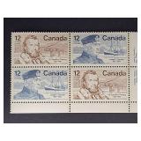 Canada Stamps 1977 Famous Canadians 12ï¿½ Block