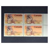 Canada Stamps 1974 Mennonite Settlers Block