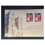 Canada Stamps 2011 Wedding Day Souvenir Sheet