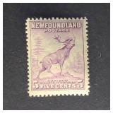 Newfoundland Stamp 1941 Caribou 5ï¿½