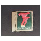 Canada Stamp 1989 Cantharellus cinnabarinus 38c