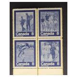 Canada Stamps 1974 Keep Fit Summer Sports Block