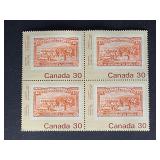 Canada Stamps 1982 Champlain's Departure 30c Block