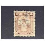 Newfoundland Stamp 1923 War Memorial 3c