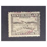 Newfoundland Stamp 1943 Salmon Leaping Falls 10c