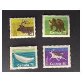 Canada Stamps 1988-1990 Mammal Definitives
