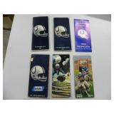 Vintage Baltimore Colts Football Booklets