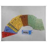 Old Frederick Fair Ticket Stub Lot