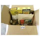 Box Lot of empty Boxes, Keys, Sinclair