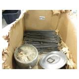Box Lot Model Railroad Track, Clock etcc