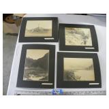 4 Old large Cabinet Photos Western USA