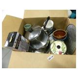 Box of Dishes, Starbucks Mug Pans etcc