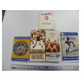 Vintage Browns Football Booklets