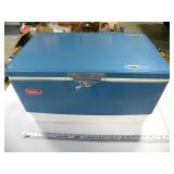 Vintage Blue Coleman Cooler Camping