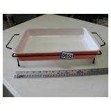 Vintage PYREX Dish and Stand Pink