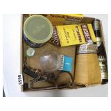 Box Lot, old trap, Hersheys, Vintage Plugs