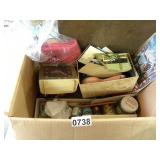 Box lot Of Vintage Items