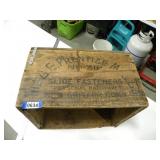 Vintage Advertising Wood Crate Connecticut