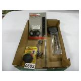 Box of Shooting scope gun supplies