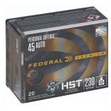Federal Premium Personal Defense 45 ACP (100 RDS)