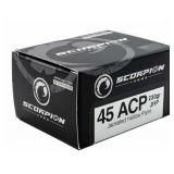 Scorpion 45 ACP  JHP ( 200 RDS )
