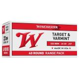 Winchester Target & Varmint 223 JHP ( 400 RDS )