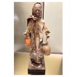 Rare Vintage Paper Mache Figurine (12in x 4in)