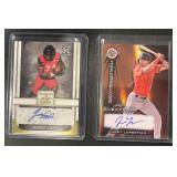 Lot, (2) Autographed Sport Collectible Cards