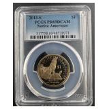 2013-S Sacagawea $ Treaty With The Delawares PCGS