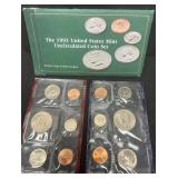 Lot, (10) Mint 1993 Uncirculated US Coins Set W/