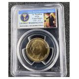 Rare 2007 P $1 George Washington Dollar PCGS MS65