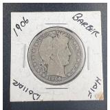 1906 Barber Half Dollar