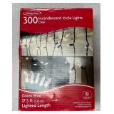 300 Incandescent Icicle Lights-NEW in box (1