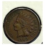 1909 Indian Head Small Cent XF (Rare