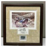 1980 Signed, numbered STATE DUCK  STAMP Paint