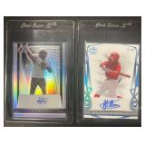 Lot, (2) Autographed Sport Collectible Cards