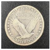 1917 Type 1 Standing Liberty Quarter