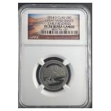 2014-S Silver Great Sand Dunes Quarter NGC PF 70