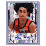 2021-22 Auto. Leaf Metal Silver Kylan Boswell