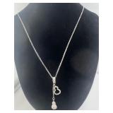 18K Diamond Necklace with Certificate