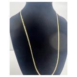 14K Solid Gold Necklace, 18 inches, 3.14 grams