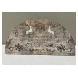 "Merry Christmas" Wooden Tabletop Decoration (1