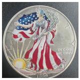 1999 American Silver Eagle Dollar, 1 Ounce .999